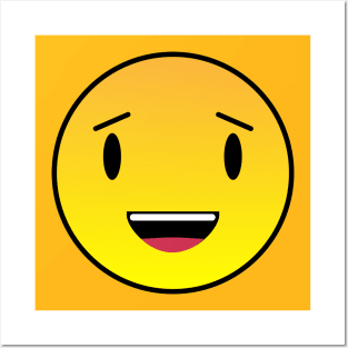 Happy Emoji Posters and Art